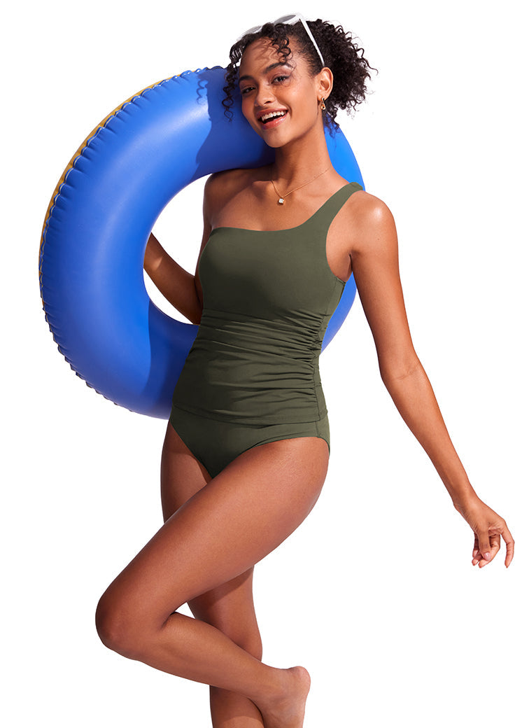 Sunshine Adjustable Ruched Tankini