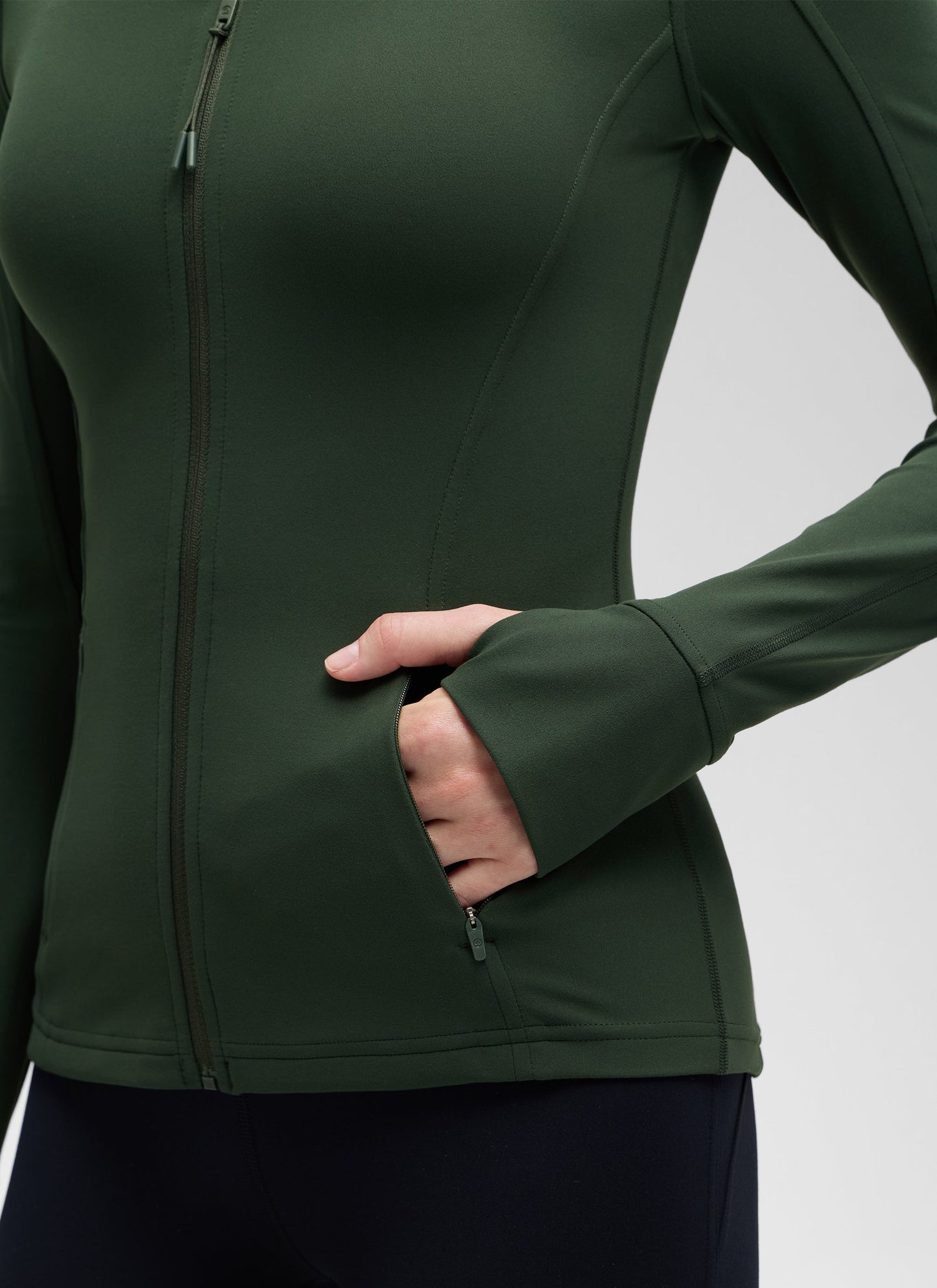 Butterluxe ThumbHole Full Zip Long Sleeve