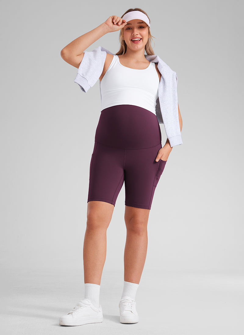 Butterluxe Maternity Pocket Short 8''