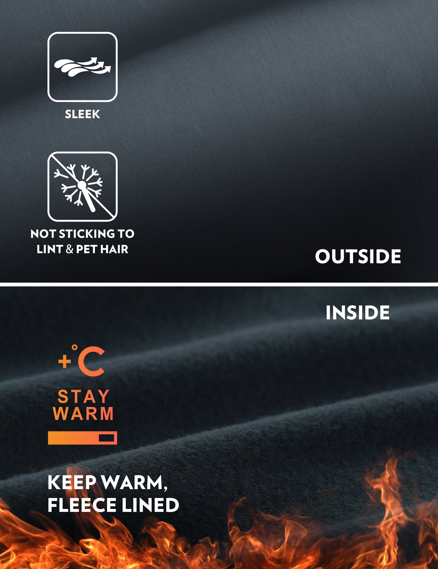 Thermal Fleece Lined Pocket Legging 28''