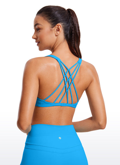 Nakedfeel Low Cut Strappy Bra (6 Straps)