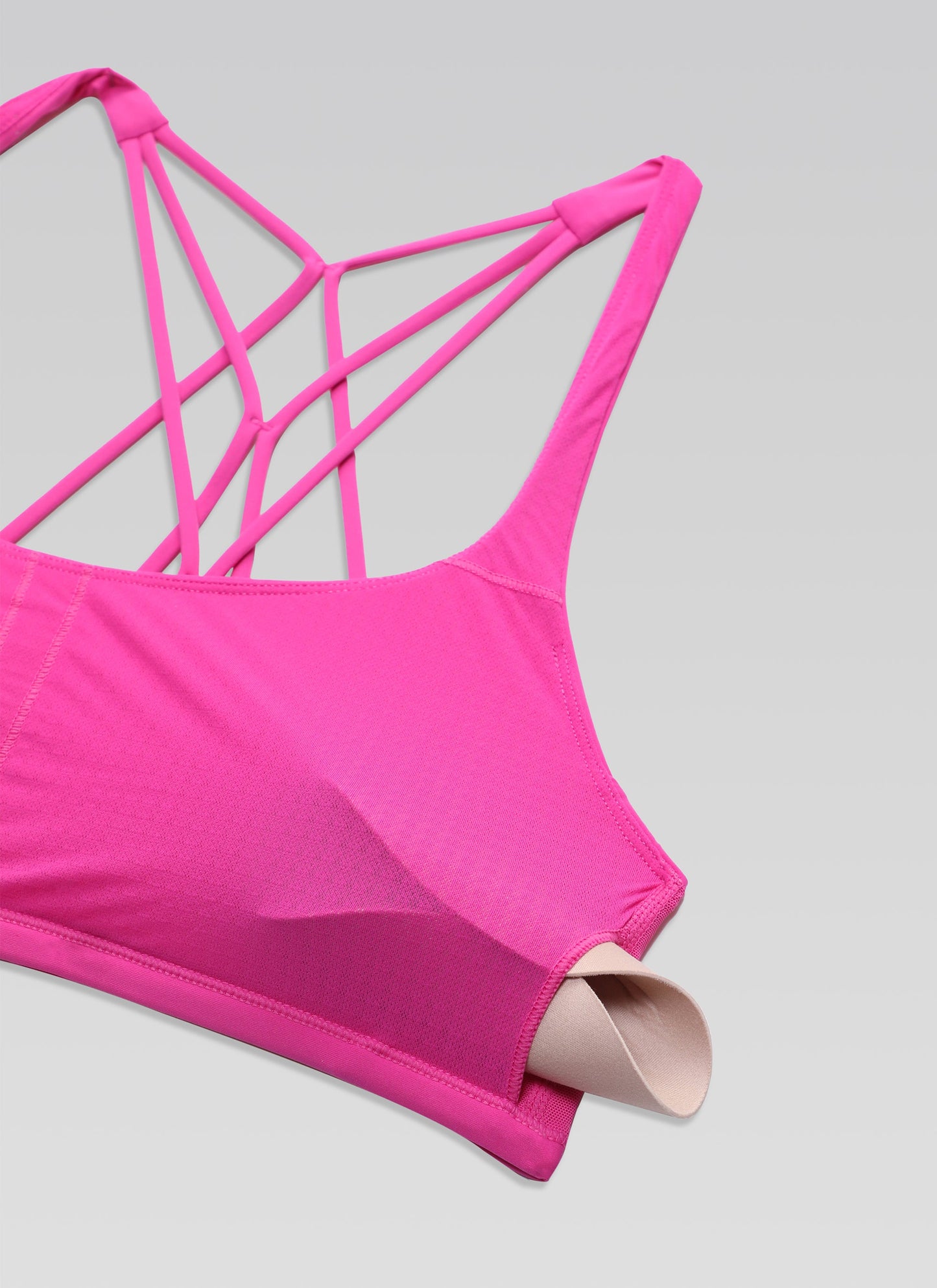 Nakedfeel Low Cut Strappy Bra (6 Straps)