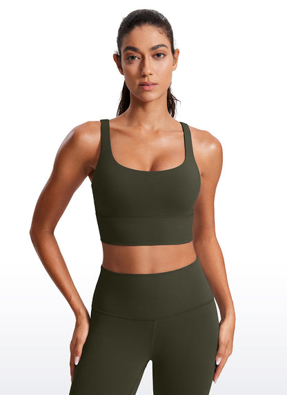 Nakedfeel Longline Criss Cross Back Bra