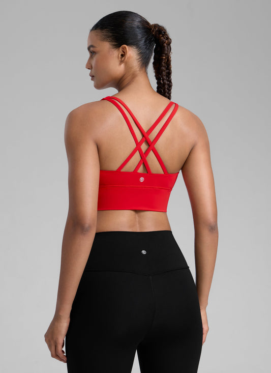 Nakedfeel Longline Criss Cross Back Bra