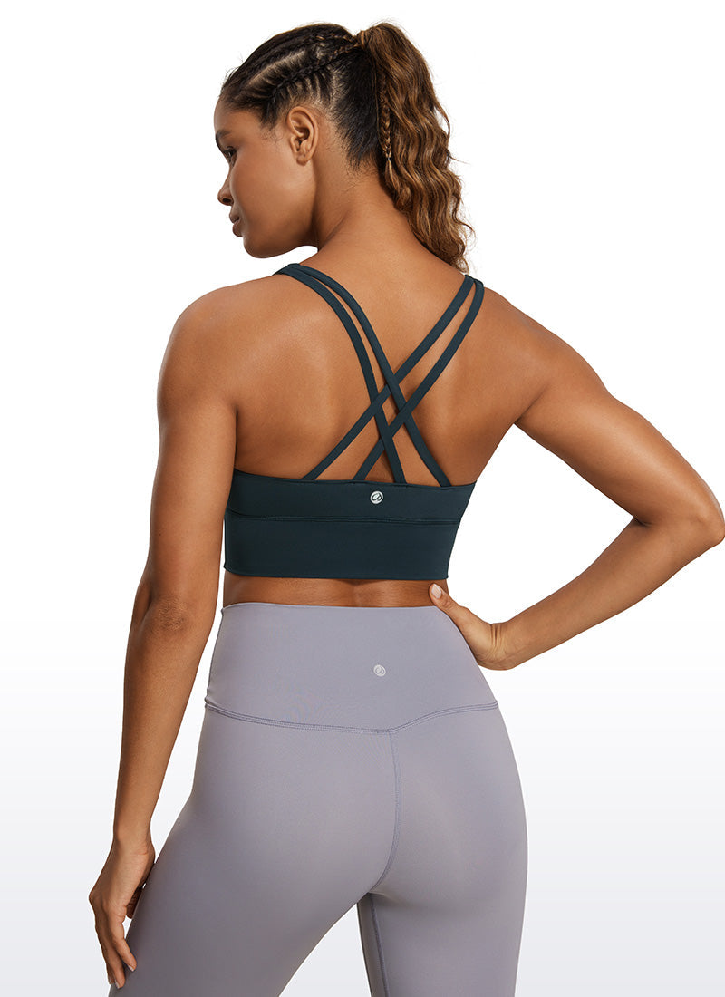 Nakedfeel Longline Criss Cross Back Bra