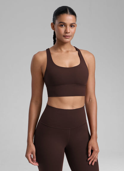 Nakedfeel Longline Criss Cross Back Bra