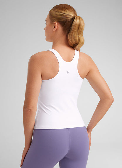 Butterluxe Built in Bra Scoop Neck Tank