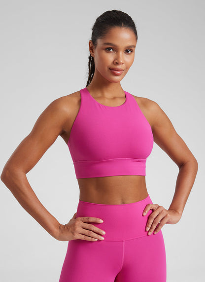 Butterluxe High Neck Strappy back Bra