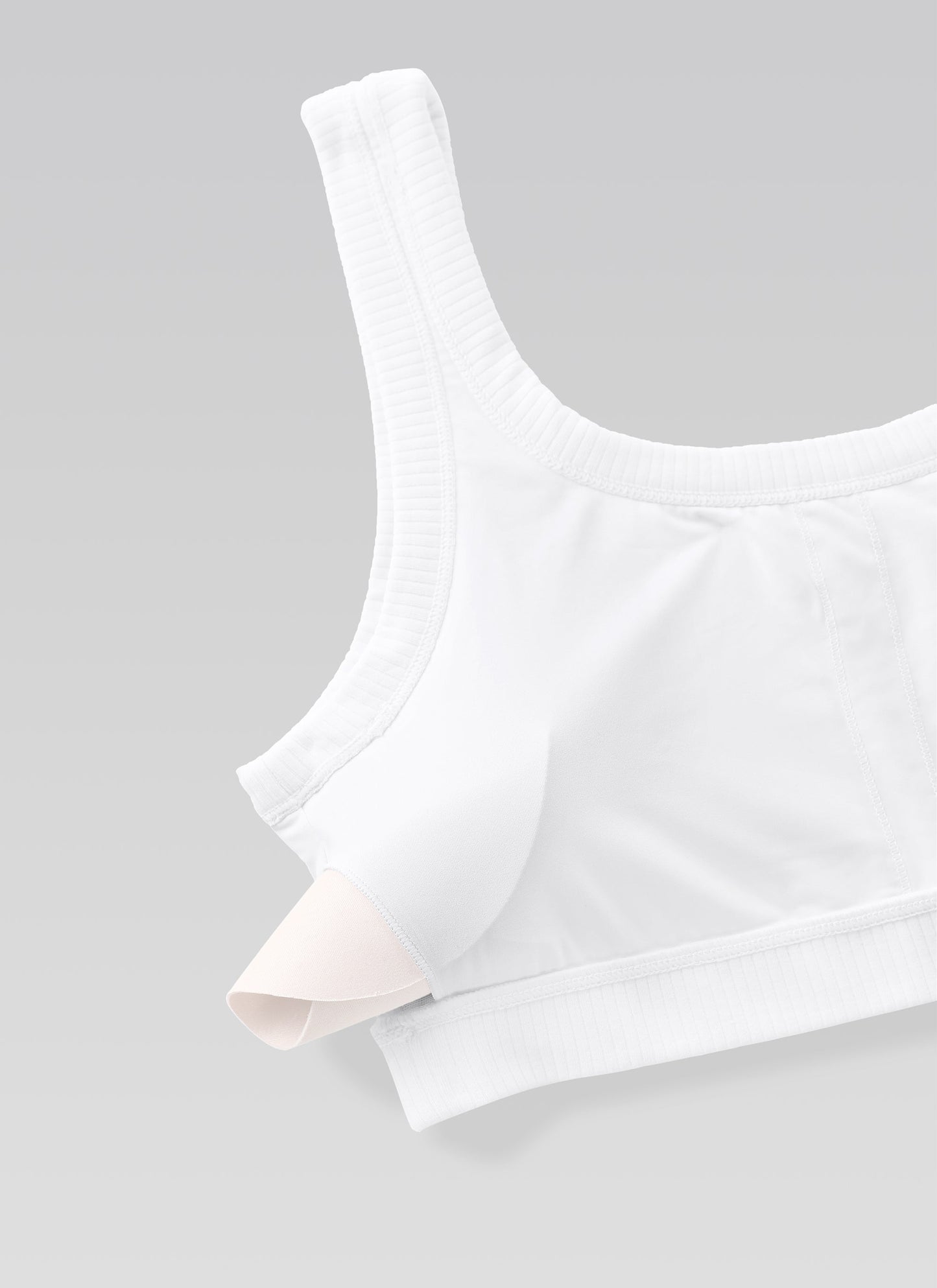 Ribbed U Back Sports Bra