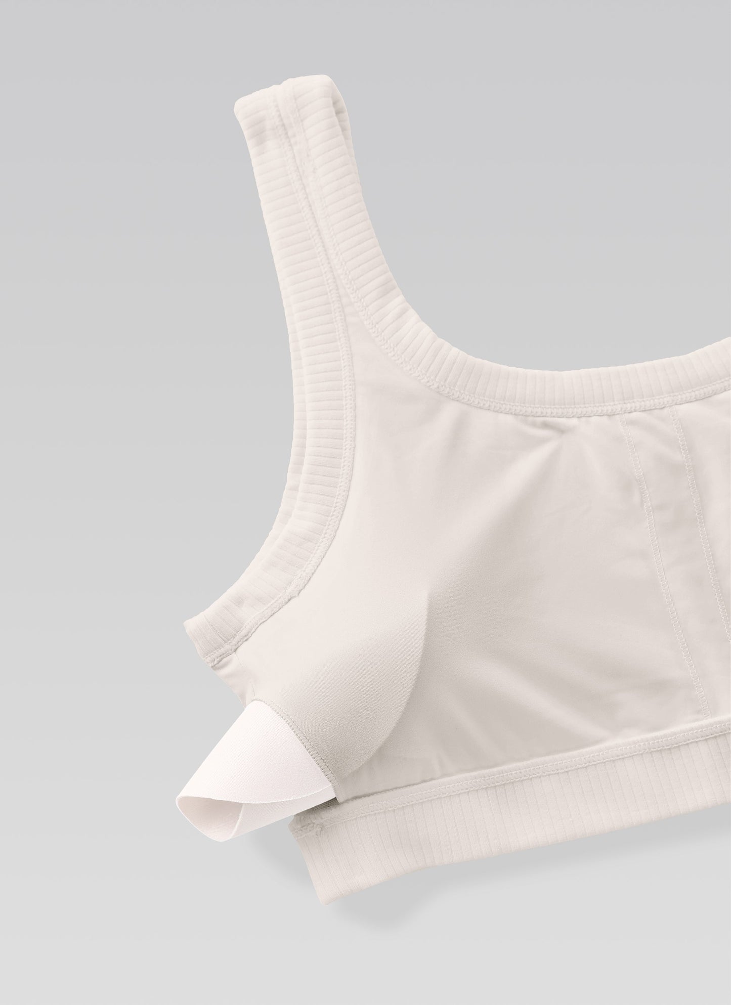 Ribbed U Back Sports Bra