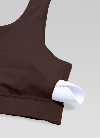 Butterluxe One Shoulder Sports Bra