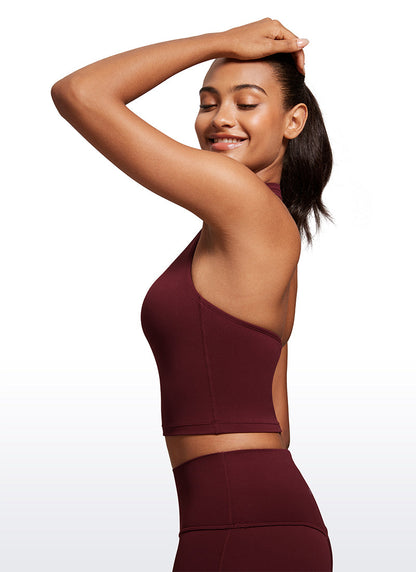 Butterluxe Built in Bra Halter Tank