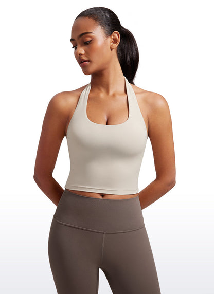 Butterluxe Built in Bra Halter Tank