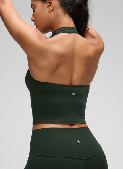 Butterluxe Built in Bra Halter Tank