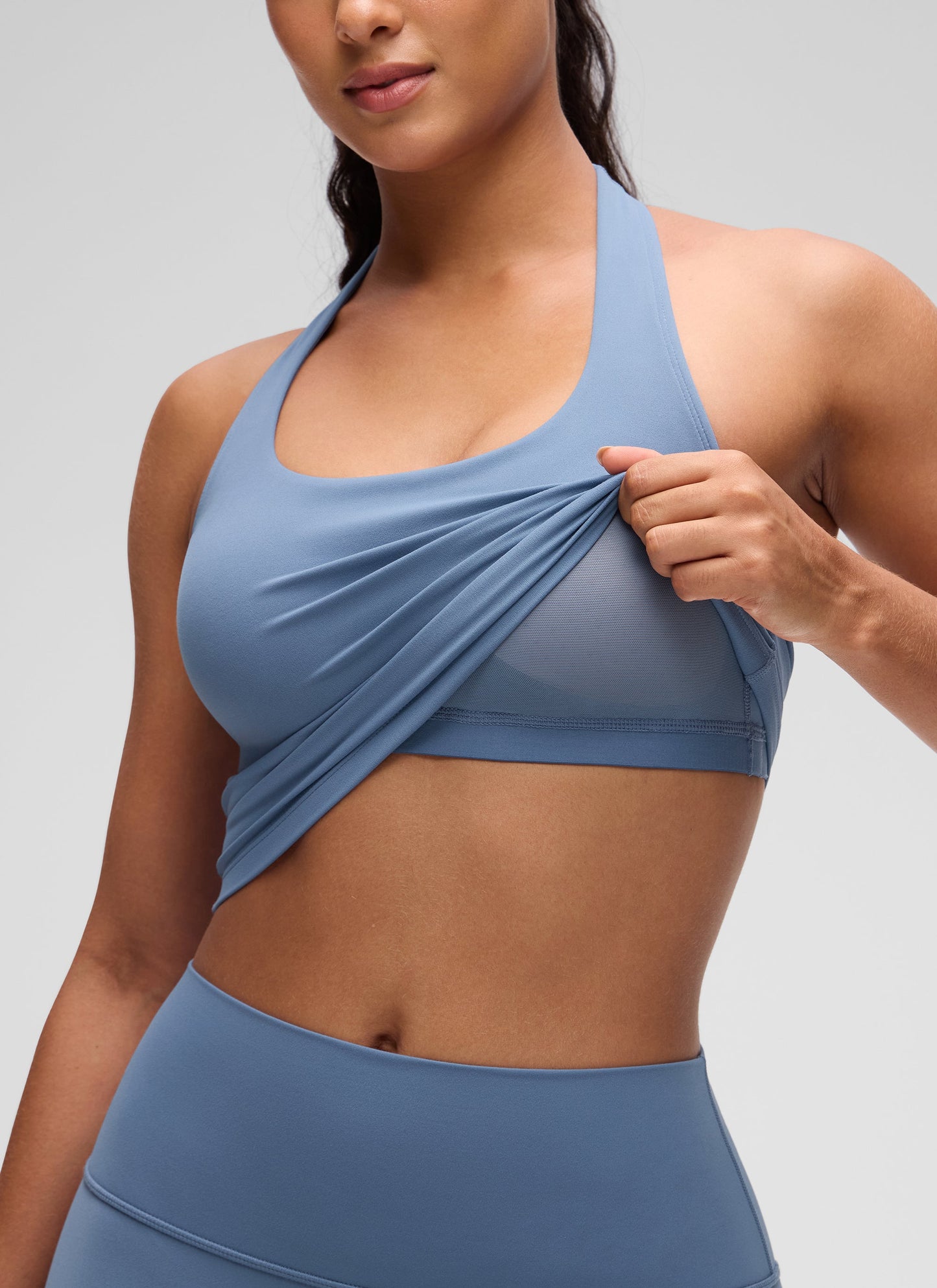 Butterluxe Built in Bra Halter Tank