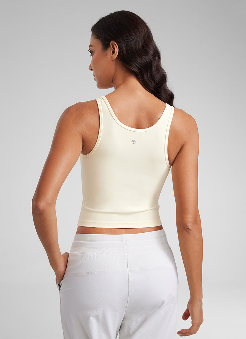 Butterluxe Double Lined Scoop Neck Tank