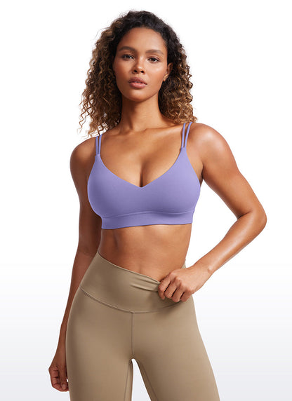 Butterluxe V Neck Strappy Back Bra