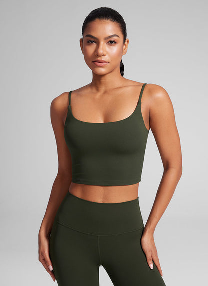 Butterlift® Built in Bra Cropped Tank