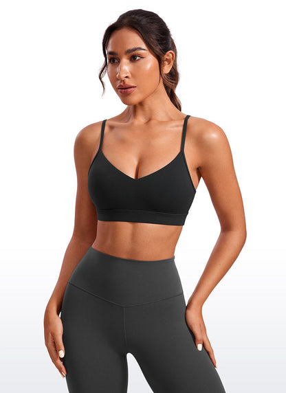 Butterluxe V Neck Spaghetti Strap Bra