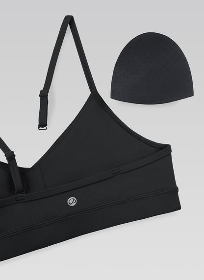 Butterluxe V Neck Spaghetti Strap Bra