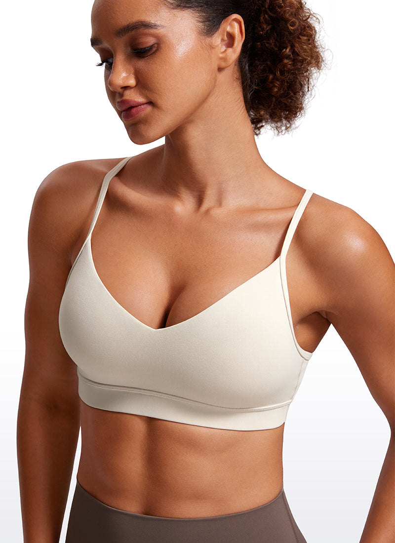 Butterluxe V Neck Spaghetti Strap Bra