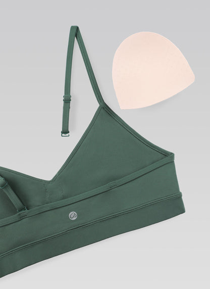 Butterluxe V Neck Spaghetti Strap Bra