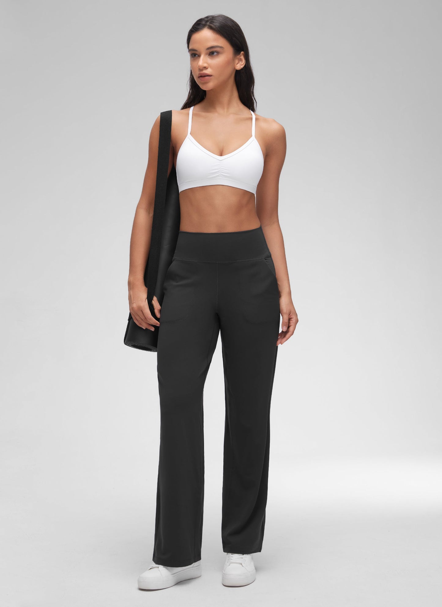 Butterluxe Sports Ruched V Neck Bra