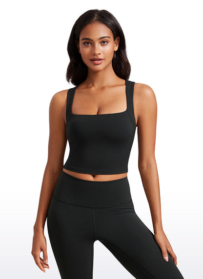 Butterluxe Built in Bra Longline Tank