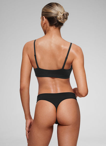 Softhold Double Lined Scoop Neck Bralettes Adjustable