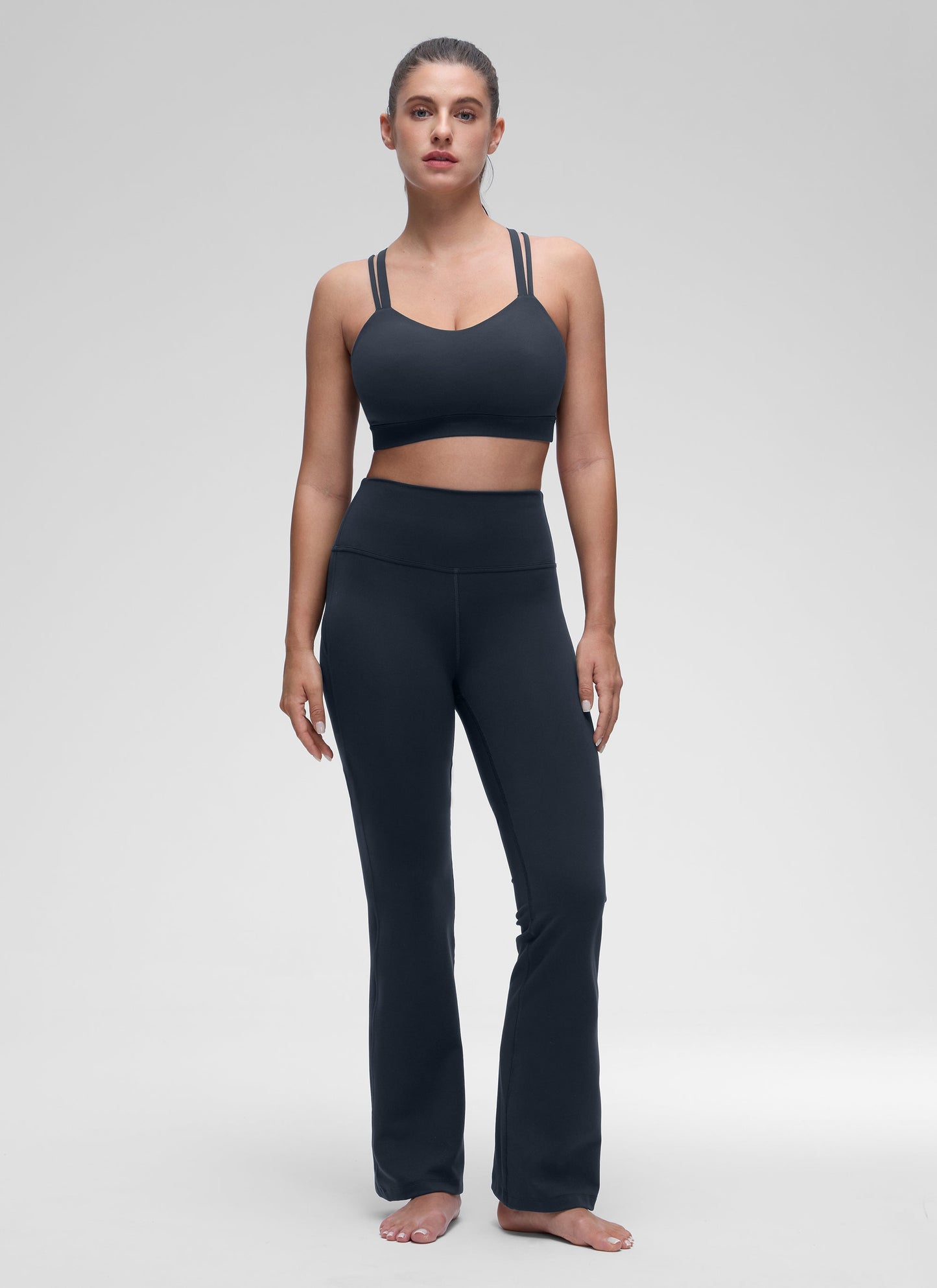 Butterluxe Mold U Neck Double Strap Sports Bra