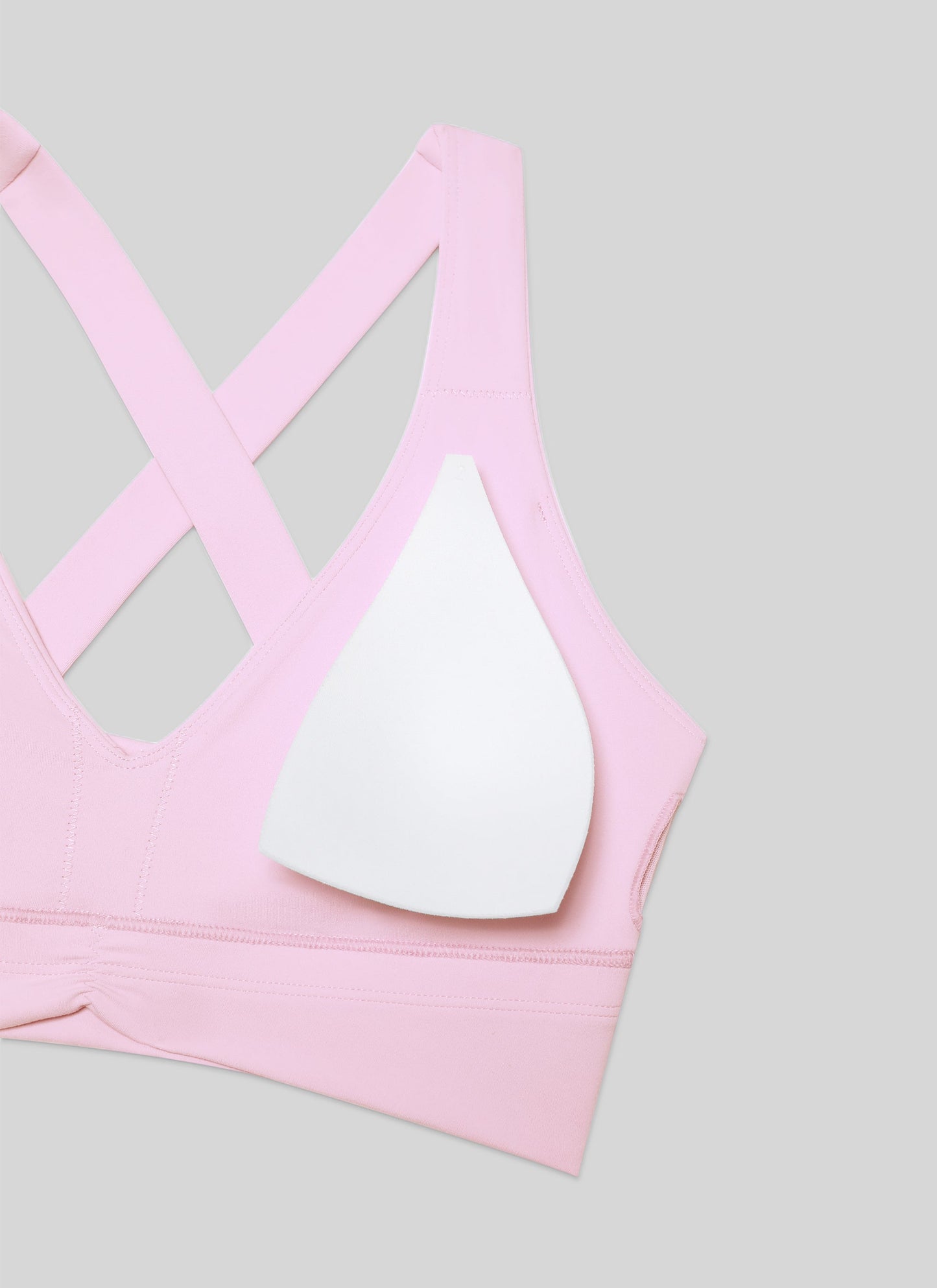 Butterluxe V Neck Ruched Longline Bras