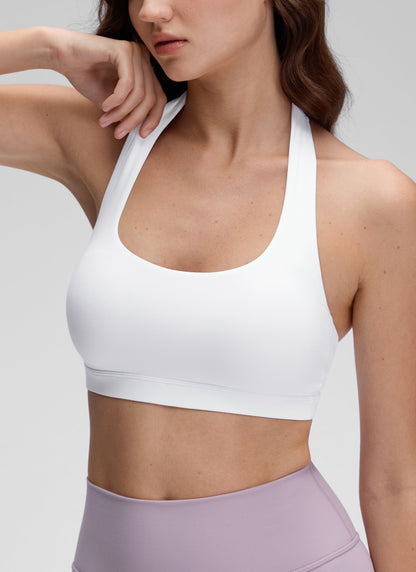 Butterluxe Scoop Neck Open Back Sports Bra