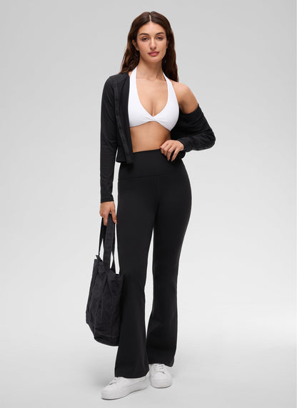 Butterluxe Double Lined Twist Halter Sports Bra