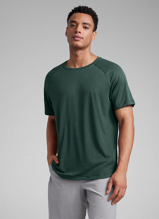 Lightweight Quick Dry Short Sleeves Crew Neck