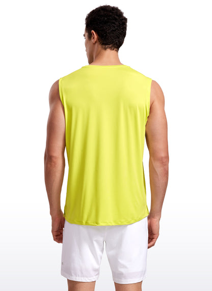 Stretch Quick Dry Tank Tops Crewneck