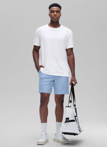 Poly Cotton-Blend Lightweight Short Sleeve