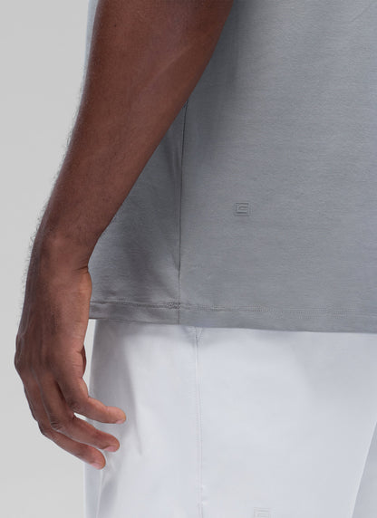 Poly Cotton-Blend Lightweight Short Sleeve