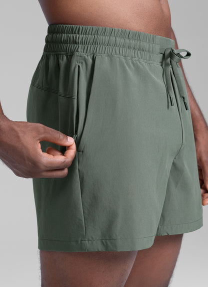 Feathery-Fit Workout Shorts 5''- Linerless