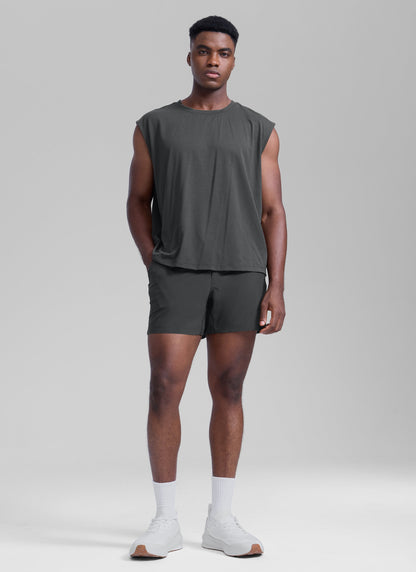 Feathery-Fit Workout Shorts 5''- Linerless