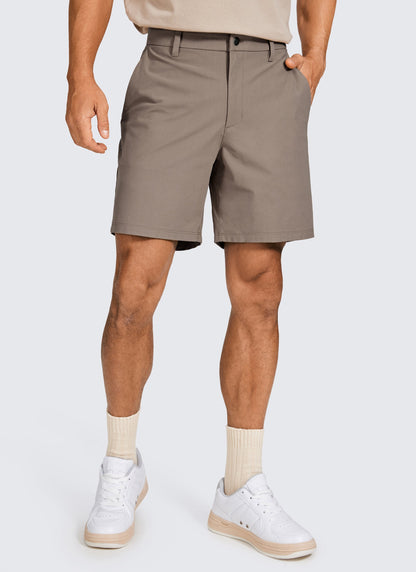 All-Day Comfy Golf Shorts with Pockets 7''