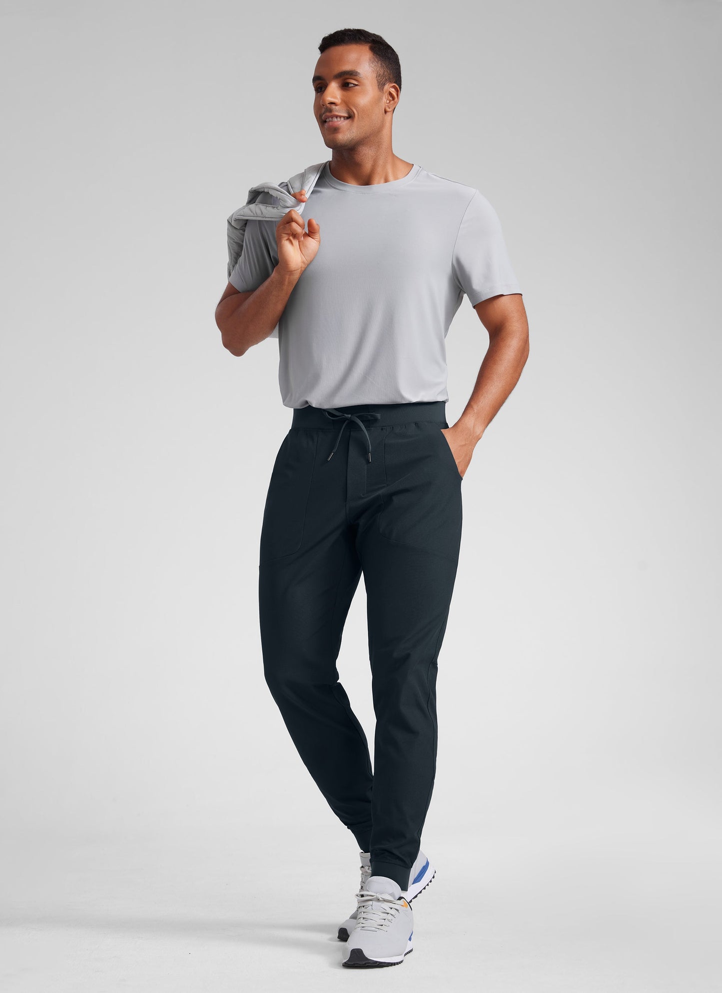 All-Day Comfy Slim-Fit Golf Joggers Pants 32'' with Pockets
