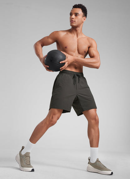 Lightweight Water Resistant Shorts 7" with Zip Pockets