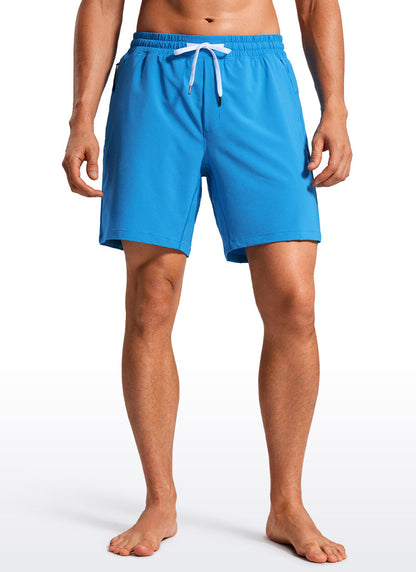 Swim Trunks 7'' with Zipper Pockets