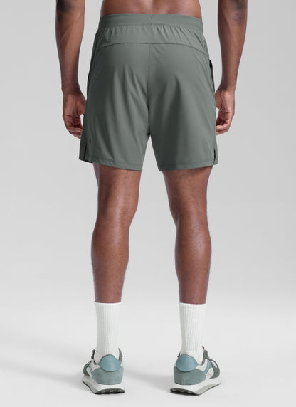Workout Quick Dry Linerless Pocket Short  7"