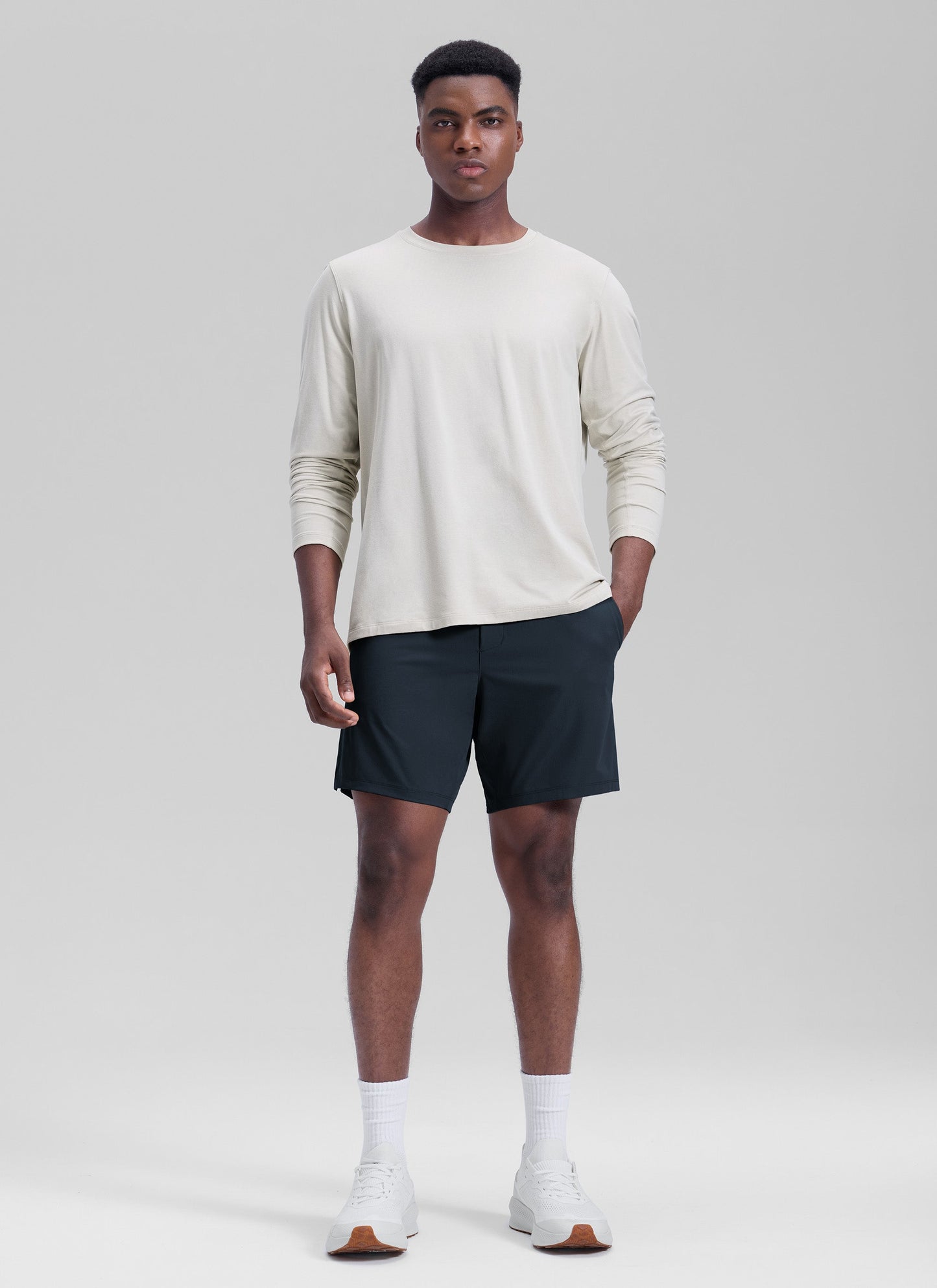 Workout Quick Dry Linerless Pocket Short  7"