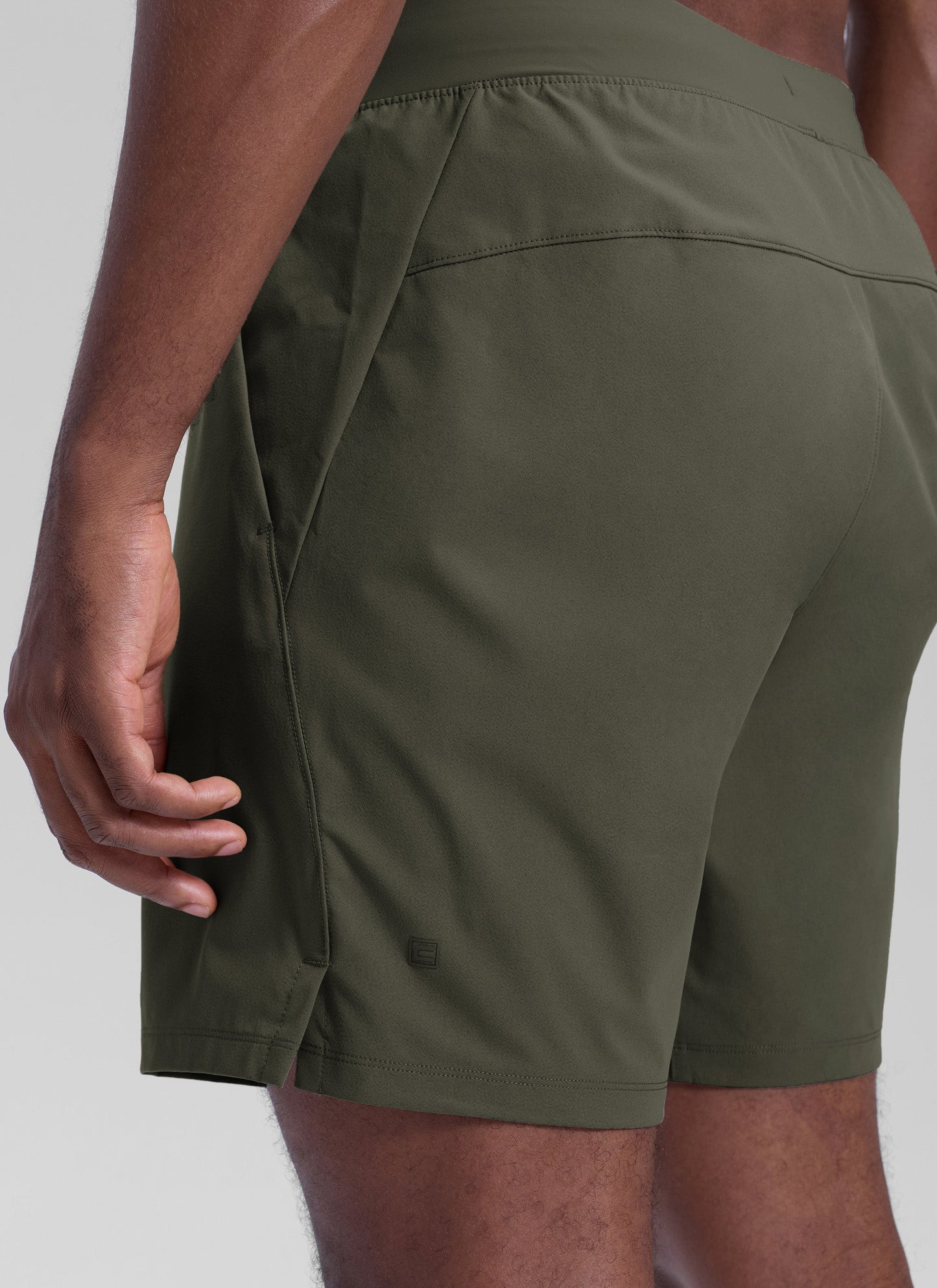 Workout Quick Dry Linerless Pocket Short  7"