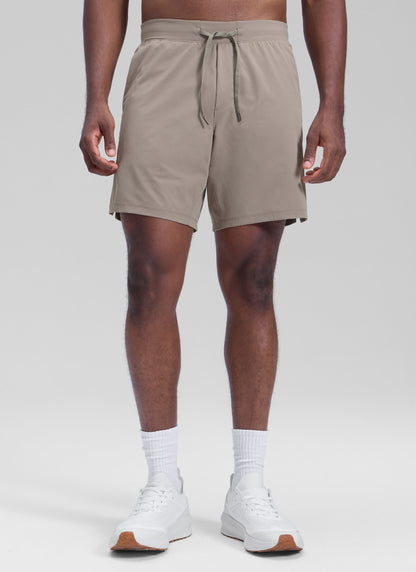 Workout Quick Dry Linerless Pocket Short  7"