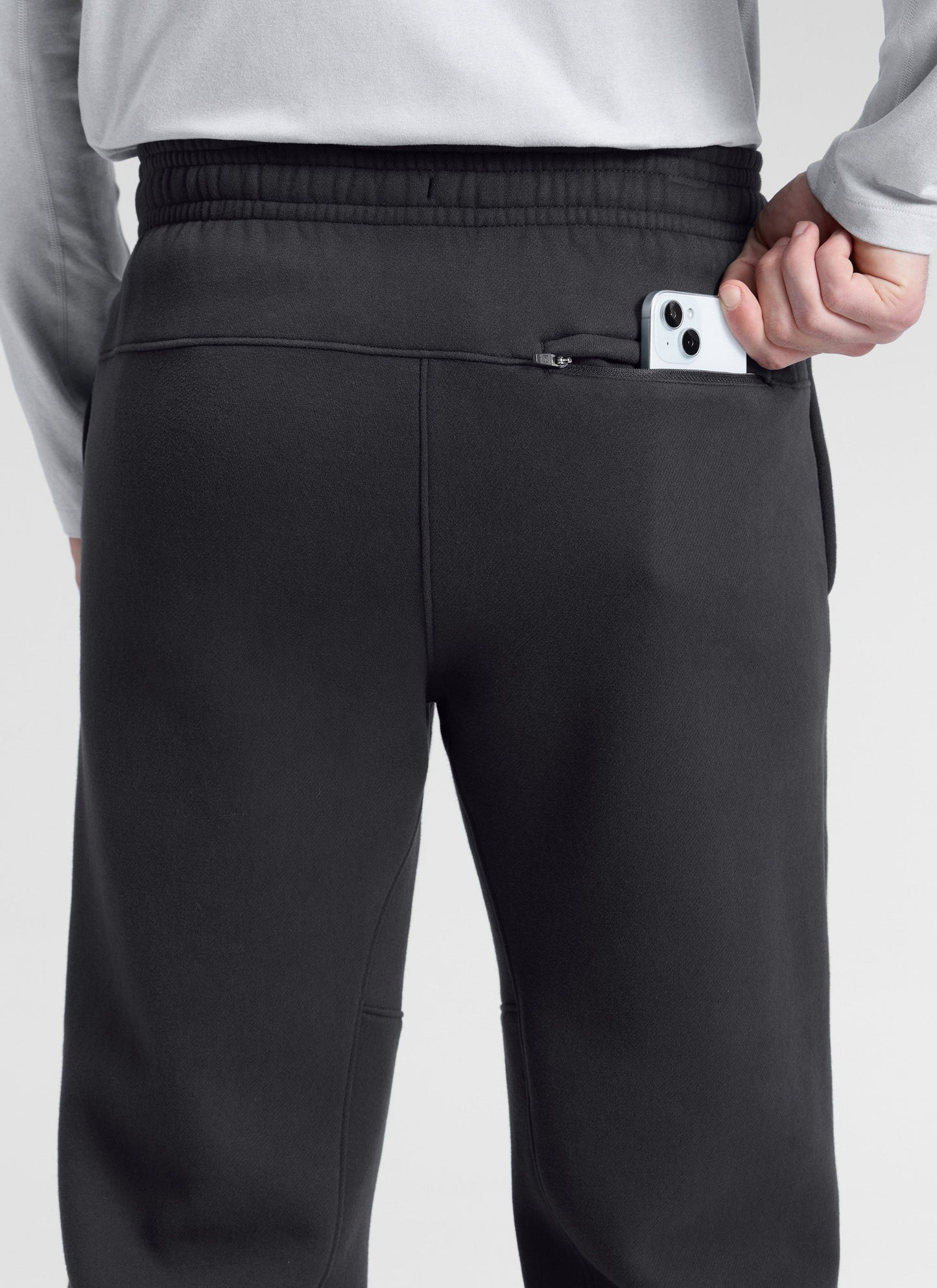 Fleece Lined Zipper Pocket Sweatpant 30"