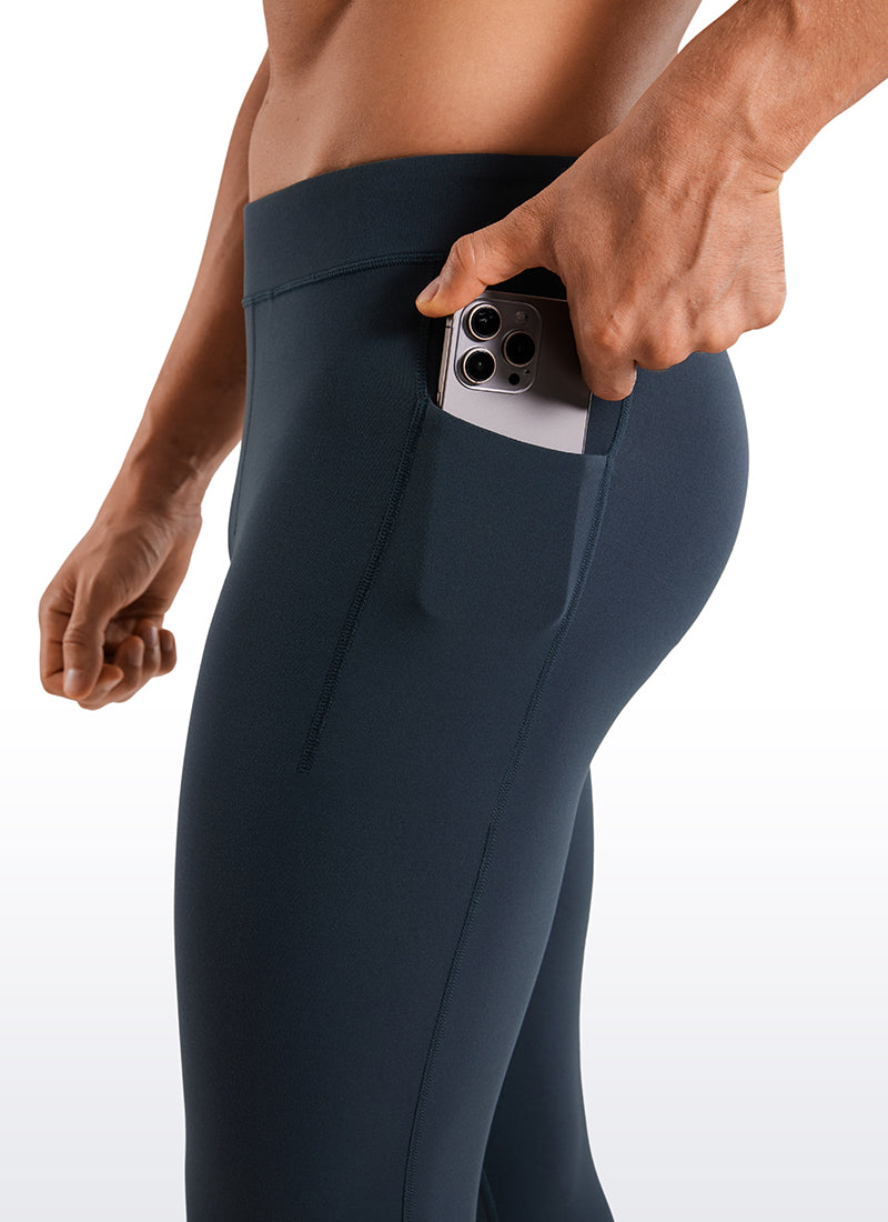 Butterluxe Mens Leggings with Pockets 27"