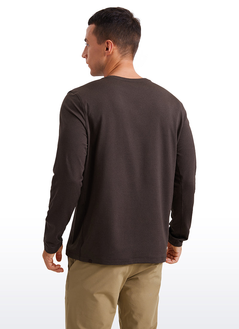 Cloud Jersey Crewneck Long Sleeve Shirts